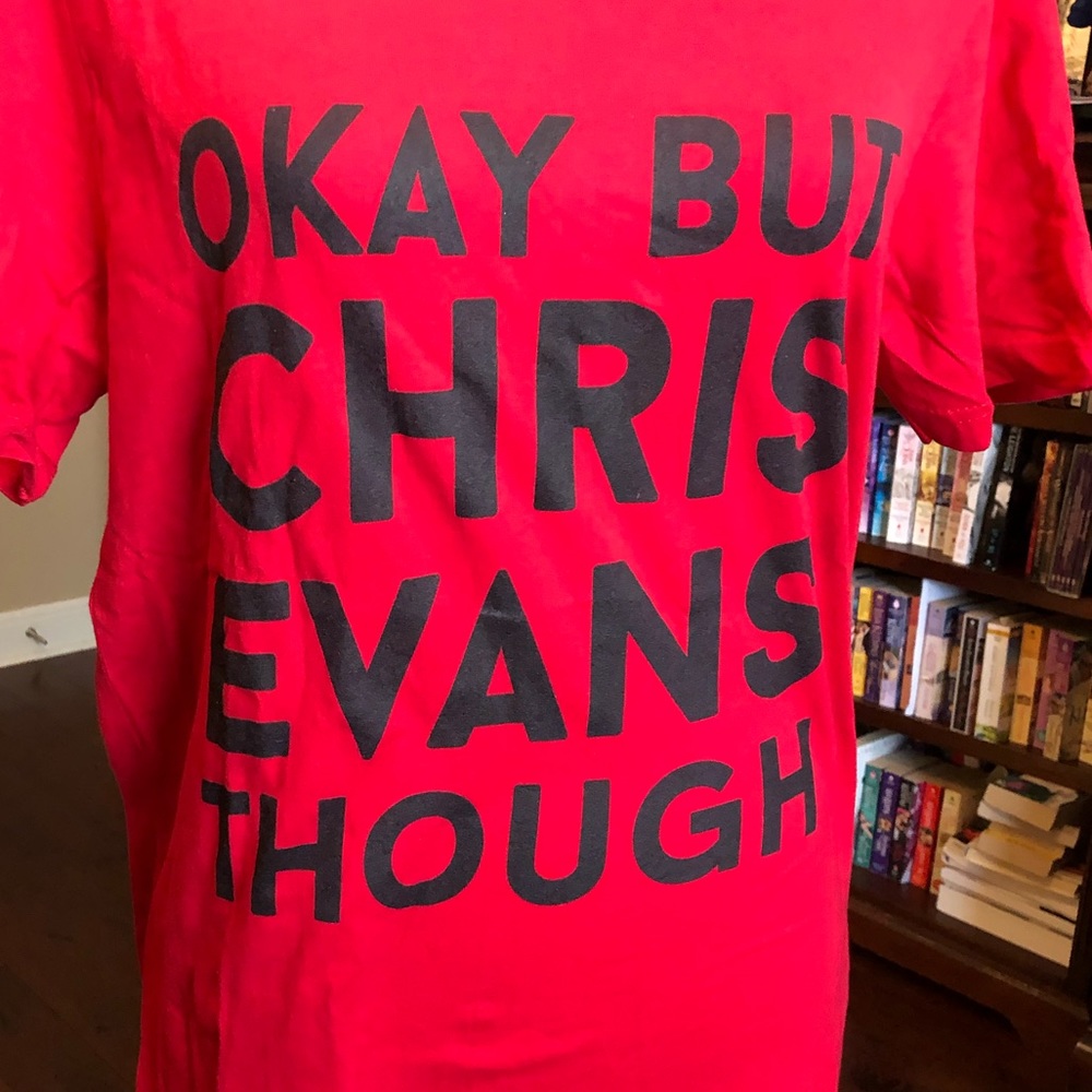 Fun collector Chris Evans shirt